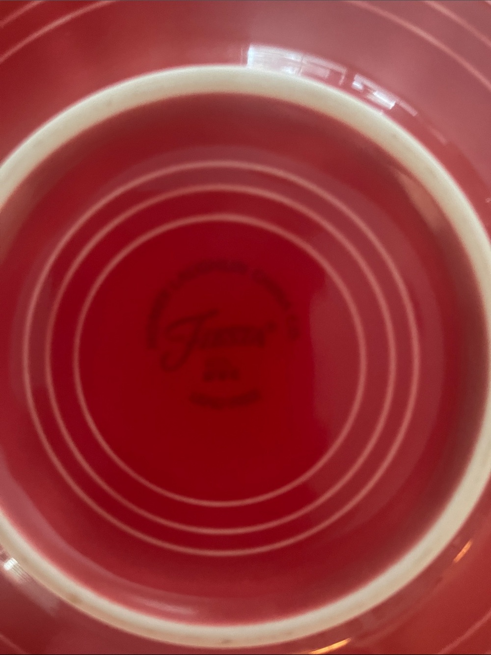 Fiestaware Trivet Red Scarlet Fiesta Flamenco Logo Dancing Lady Hot Plate - Picture 4 of 4